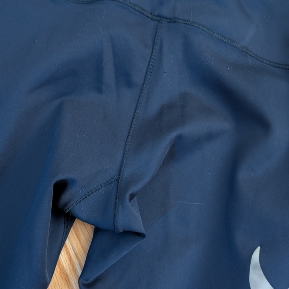 Noli Black Leggings with Silver Accents - Picture 2 of 6